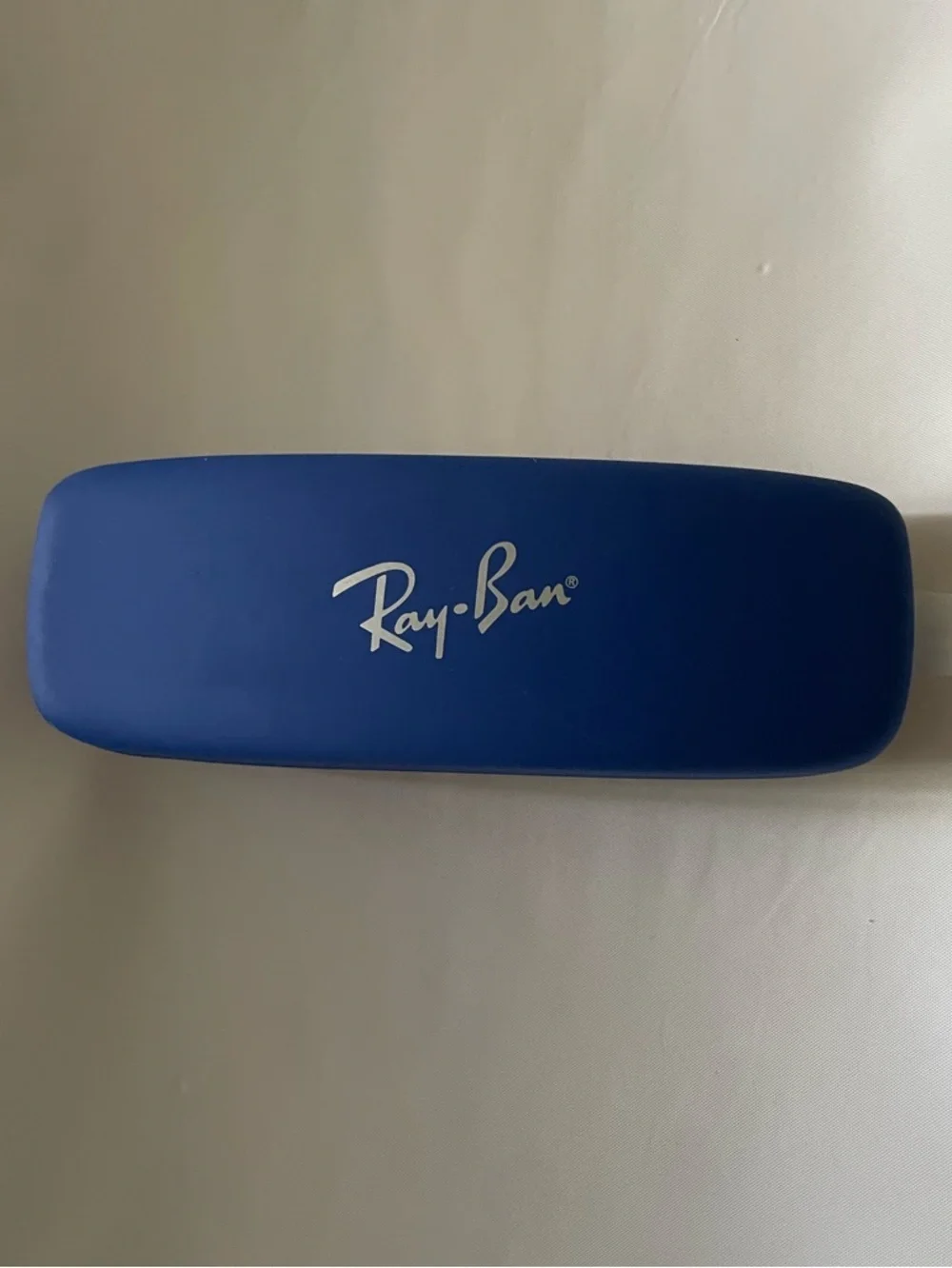 Ray Ban Royal Blue Eyeglasses Clamshell Hard Case  Unisex Chic Glam Storage Gift